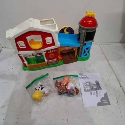 FISHER-PRICE LITTLE PEOPLE TODDLER TOY CARING FUN ANIMAL FARM PLAYSET - AGES 1+ - MULTICOLOR (MODEL: JNB87-9564) image 2