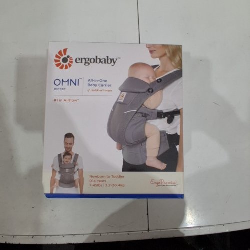 ERGOBABY OMNI BREEZE ALL-IN-ONE BABY CARRIER WITH SOFTFLEX MESH - 7-45LBS - GRAPHITE GREY image 4