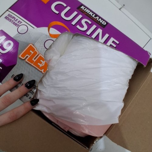 200PK KIRKLAND SIGNATURE KITCHEN GARBAGE BAGS WITH DRAWSTRINGS - 13GAL - WHITE (MODEL: 1089787) image 3