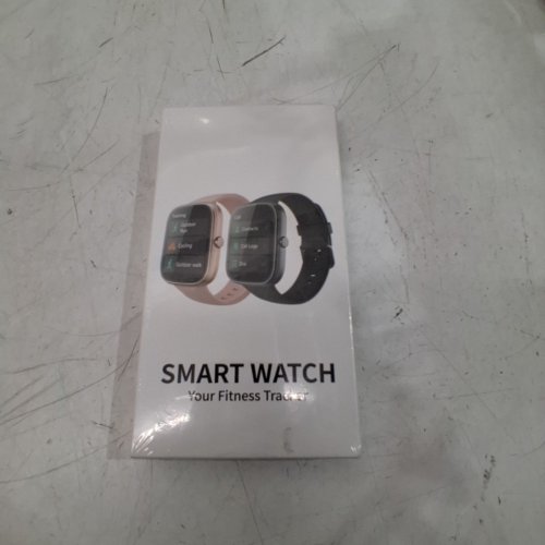 SMART WATCH FITNESS TRACKER - 1.91" HD SCREEN, HEART RATE/SLEEP MONITOR, SPO2, IP68 WATERPROOF, STEP COUNTER, FOR ANDROID/IOS - PINK (MODEL: T60) image 2