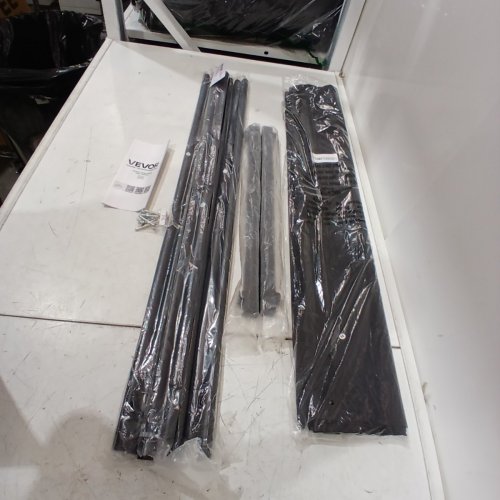 ROOM DIVIDER SINGLE PANEL FABRIC ROOM SCREEN - 71.5"X71.3"X19.7" - BLACK - (MODEL: PFDMFGHS01) image 3