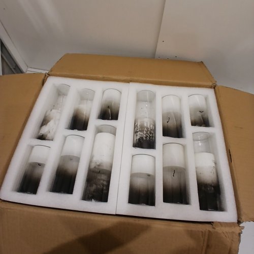 PILLAR CANDLES & GLASS CENTERPIECE VASES - CLEAR (MODEL: GVCA-65-004) image 2