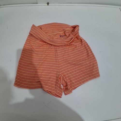 WOMEN'S NO BOUNDARIES STRETCHY FOLDOVER SHORTS - MEDIUM - ORANGE STRIPE (STYLE: NB560467L0) image 2