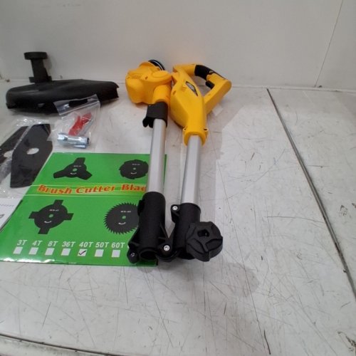 YUDARA 3-IN-1 CORDLESS STRING TRIMMER WEED WACKER & EDGER *TOOL ONLY* - FOLDING, 59", FITS DEWALT 20V BATTERY - YELLOW image 6