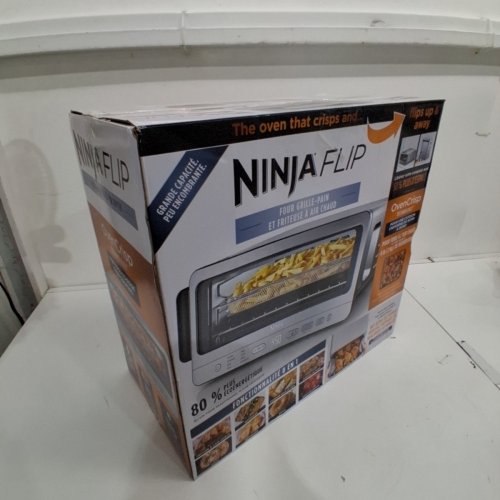 NINJA FLIP TOASTER OVEN AND AIR FRYER WITH FLIP UP AND AWAY SPACE SAVING - STAINLESS STEEL (MODEL: SP151C) image 4