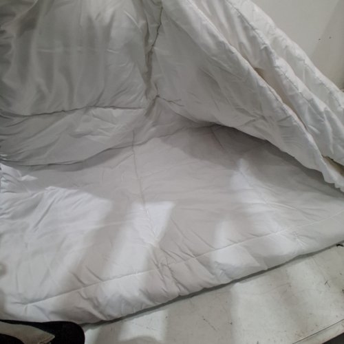 CASA PLANTINO COMFORTER DOWN ALTERNATIVE MICROFIBER QUILTED -QUEEN -WHITE image 3