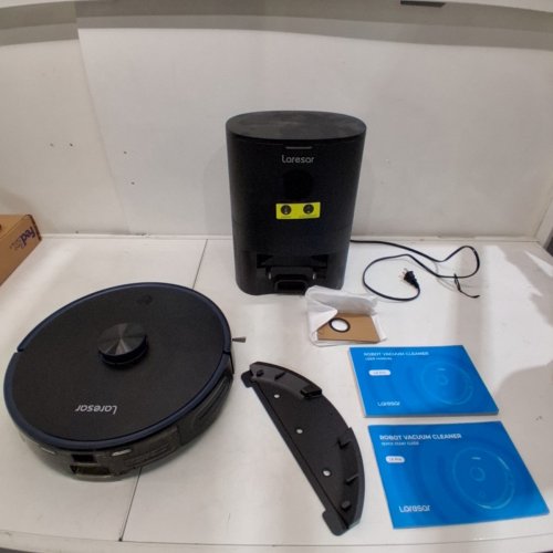 LARESAR 3-IN-1 3500PA SELF-CHARGING & AUTO DIRT DISPOSAL ROBOT VACUUM CLEANER & MOP - 3.5L DUSTBIN, WIFI SMART MAPPING, APP/GOOGLE/ALEXA CONTROL - BLACK (MODEL: L6 PRO/ CRV502) image 12