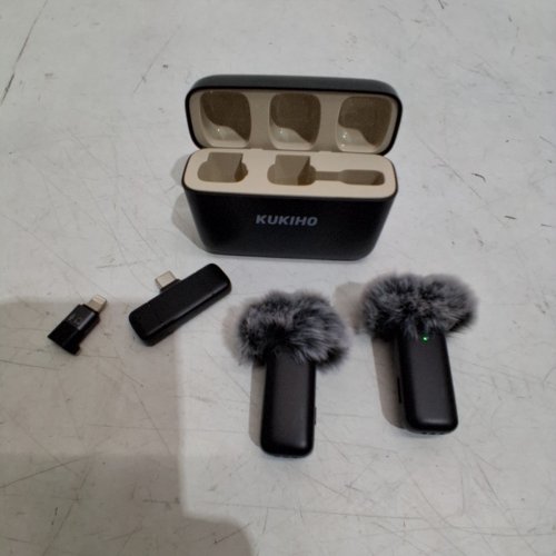 KUKIHO WIRELESS LAVALIER MICROPHONE WITH CHARGING CASE image 2