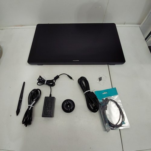 HUION DRAWING TABLET KAMVAS 22 PLUS - PEN DISPLAY. FULL LAMINATION SCREEN. 1200:1 CONTRAST RATIO. 140% SRGB GAMUT WITH ADJUSTABLE STAND AND USB-C TO USB-C CABLE (MODEL: GS2202) image 4