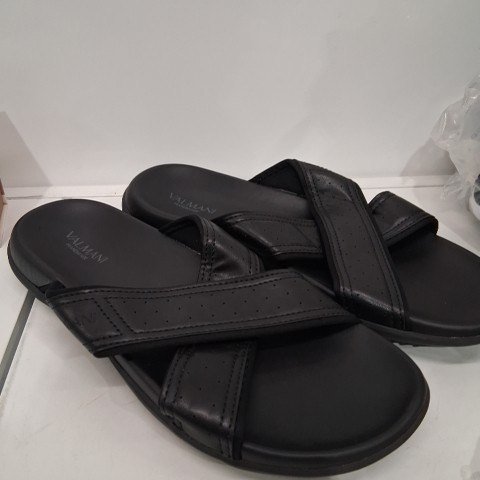 MEN'S VALMAN SANDALS - SIZE 10 (43)- BLACK (MODEL: M2508) image 2