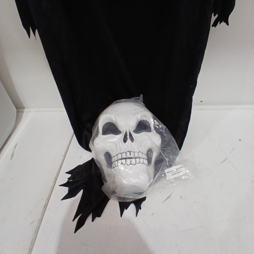 5PC RUBIES SCARY SKELETON COSTUME - 10-12 - BLACK image 3