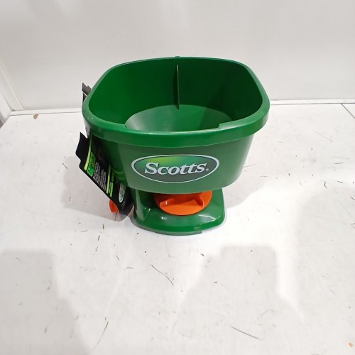 SCOTTS WHIRL HANDHELD SPREADER - GREEN image 2