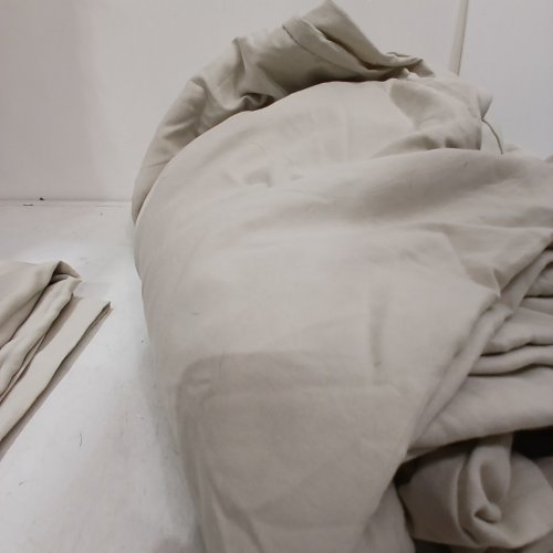 3PC WARMTH BRINGS LOVE WASHED COTTON DUVET BEDDING SET - OVERSIZED KING - BEIGE image 3