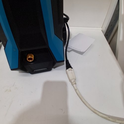 GREENER HIGH PRESSURE ELECTRIC PRESSURE WASHER WITH SOAP CANNON - 23FT HOSE/2.6GPM/4000PSI - BLACK/TEAL BLUE (MODEL: C5) image 2