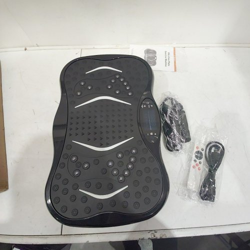 SIGNSTEK VIBRATION PLATE EXERCISE MACHINE - BLACK image 2