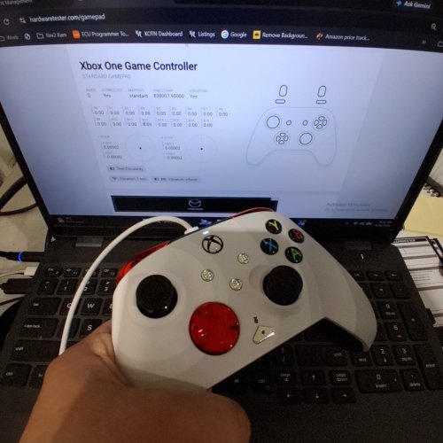 PDP GAMING REMATCH WIRED CONTROLLER FOR XBOX ONE/PC - RADIAL WHITE image 2