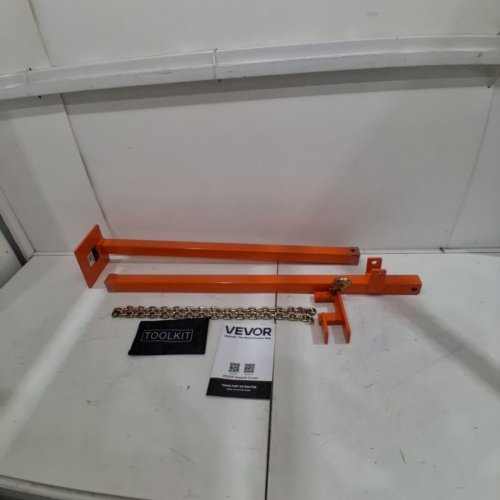 36" T POST PULLER, HEAVY DUTY FENCE POST PULLER 47" LIFTING CHAIN - ORANGE (MODEL:BY-043-02) image 2