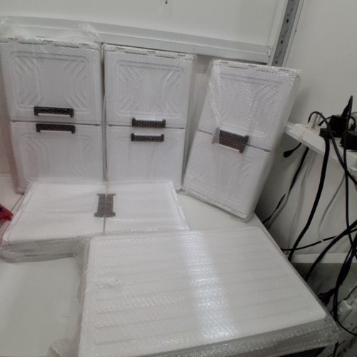 PRETTYCARE STORAGE CONTAINERS - 21.65" X 12.59" X 59.44" - WHITE (MODEL: GS01) image 2