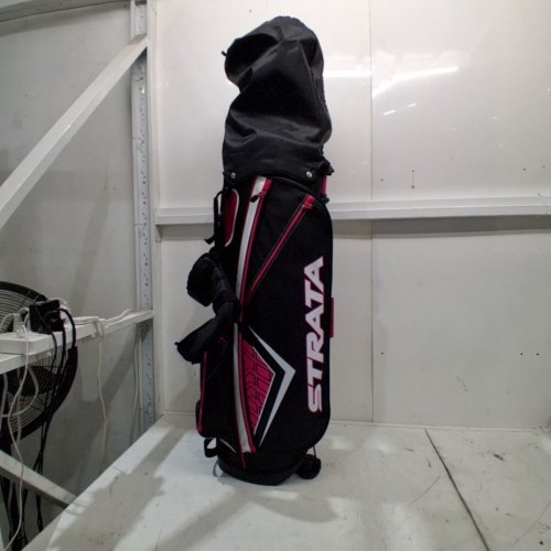 11PC WOMEN'S CALLAWAY GOLF STRATA COMPLETE SET WITH STANDING BAG - RIGHT HAND - PINK/BLACK (ASIN: B07H2CXV1Y) image 4
