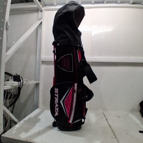 11PC WOMEN'S CALLAWAY GOLF STRATA COMPLETE SET WITH STANDING BAG - RIGHT HAND - PINK/BLACK (ASIN: B07H2CXV1Y) image 5