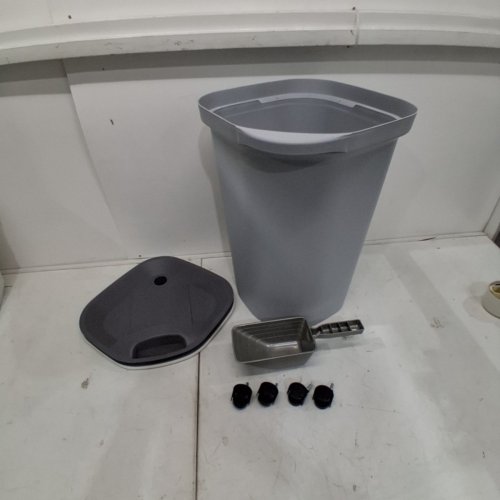 IRIS USA PET FOOD STORANGE CONTAINER - UP TO 25LBS - GRAY image 2