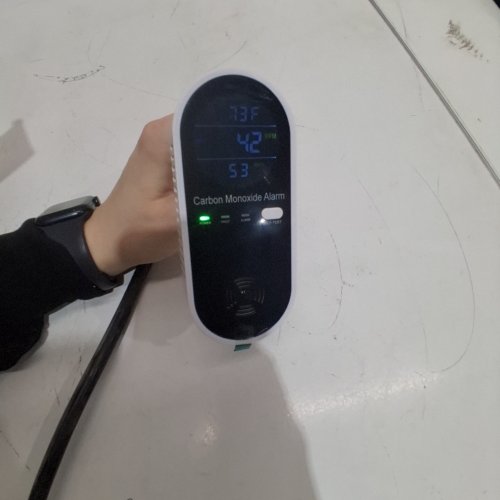 4 IN 1 CARBON MONOXIDE ALARM - BLACK AND WHITE (MODEL: KH-106) image 2