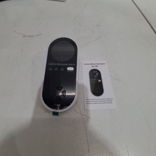 4 IN 1 CARBON MONOXIDE ALARM - BLACK AND WHITE (MODEL: KH-106) image 3
