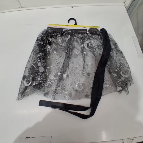 WOMEN'S WAY TO CELEBRATE STARRY TUTU - LARGE/EXTRA-LARGE - BLACK / SILVER image 2