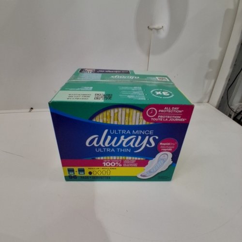 96PK ALWAYS ULTRA THIN RAPID DRY REGULAR PADS WITH WINGS image 3