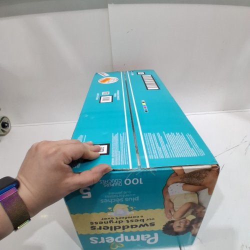 100PK PAMPERS SWADDLERS 100% LEAKPROOF DISPOSABLE BABY DIAPERS - SIZE 5 image 4
