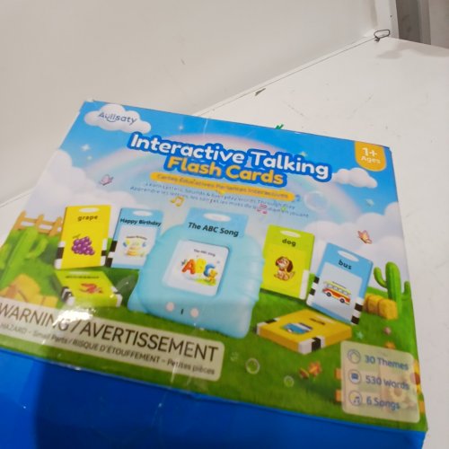 AULLSATY INTERACTIVE TALKING FLASH CARD READER - TURQUOISE image 3