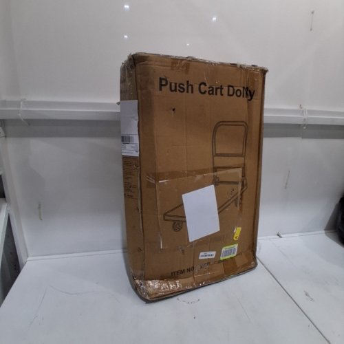 COLLAPSIBLE FLAT PUSH UTILITY HAND TRUCK WITH WHEELS - 27.5" X 18" - 860LBS MAX - SILVER (MODEL: XGB) image 6