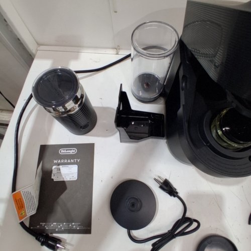NESPRESSO VERTUO POP+ DELUXE COFFEE AND ESPRESSO MACHINE BY BREVILLE WITH AEROCCINO MILK FROTHER - BLACK - (MODEL: ENV92BAECA) image 7