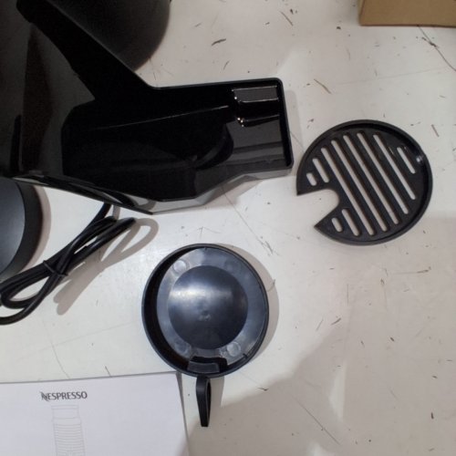 NESPRESSO VERTUO POP+ DELUXE COFFEE AND ESPRESSO MACHINE BY BREVILLE WITH AEROCCINO MILK FROTHER - BLACK - (MODEL: ENV92BAECA) image 10