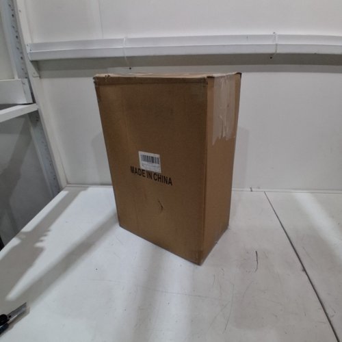 SNSLXH 4 TIER PLASTIC STORAGE TOWER WITH WHEELS - 35 QT - 39" X 10" X 16" - WHITE/BROWN image 3
