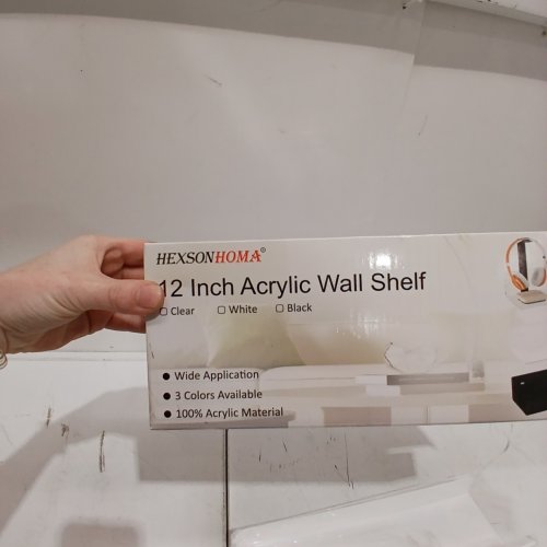 2 HEXSONHOMA ACRYLIC WALL SHELF - 12" image 2