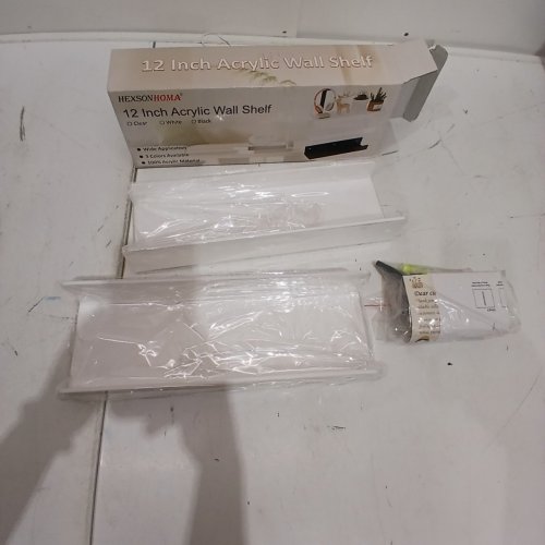 2 HEXSONHOMA ACRYLIC WALL SHELF - 12" image 3
