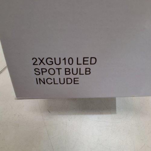 OUTDOOR WALL LIGHT WITH DUSK TO DAWN SENSOR, INCLUDES GU10 BULB - 11W - MATTE BLACK image 6