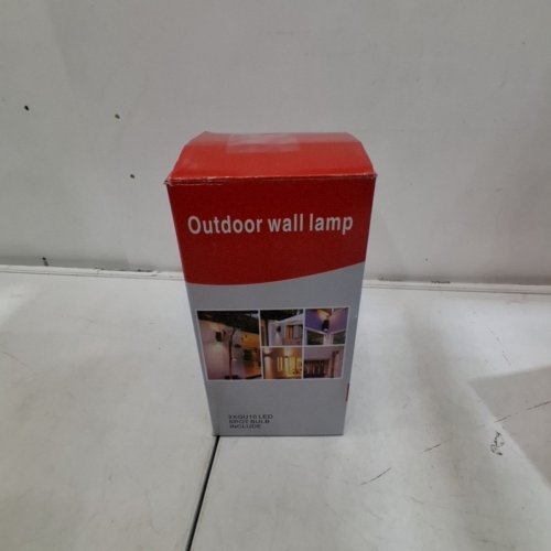 OUTDOOR WALL LIGHT WITH DUSK TO DAWN SENSOR, INCLUDES GU10 BULB - 11W - MATTE BLACK image 7
