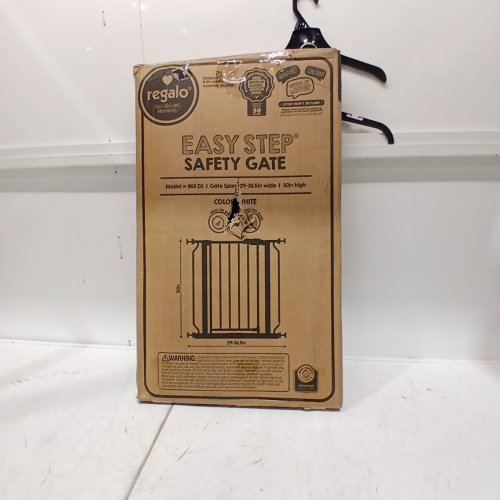 REGALO EASY STEP SAFETY GATE - 29"- 38.5" - WHITE (MODEL : 1160-DS) image 3