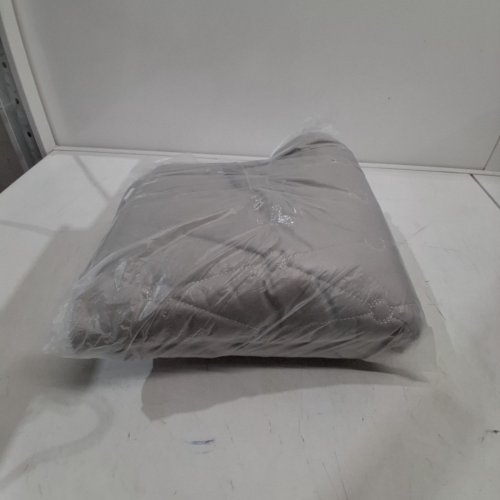 QUILTED BED HEADBOARD COVER PROTECTOR WITH POCKETS - 66" - BROWN image 3