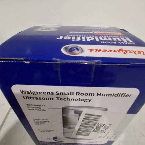 WALGREENS SMALL ROOM ULTRASONIC HUMIDIFIER - 0.34 GAL CAPACITY - WHITE (MODEL: 531913) image 3