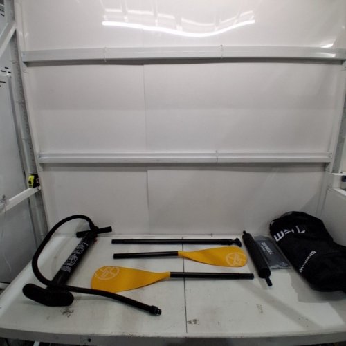 4PC UPWELL SUP REPLACMENT ACCESSORIES - OARS, SEAT, PUMP & CARRY BAG - YELLOW/BLACK image 2