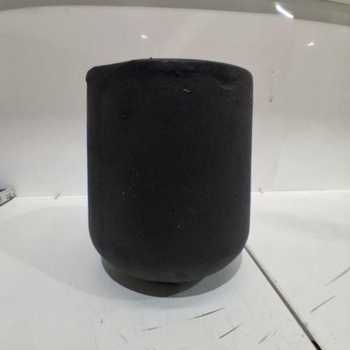 KANTE OUTDOOR DIA ROUND CONCRETE PLANTER - 8.2" - BURNISHED BLACK (MODEL: AF2015022BCD-C70221) image 2