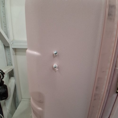 2PC SHOWKOO PRO G-SERIES PC DURABLE HARDSIDE EXPANDABLE LUGGAGE/SUITCASE WITH TSA LOCK DOUBLE WHEELS - 24" & 28" - PINK image 5