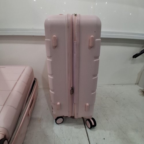 2PC SHOWKOO PRO G-SERIES PC DURABLE HARDSIDE EXPANDABLE LUGGAGE/SUITCASE WITH TSA LOCK DOUBLE WHEELS - 24" & 28" - PINK image 13