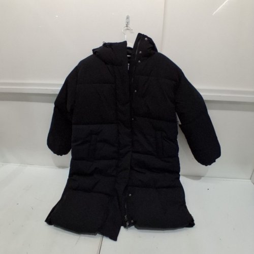 WOMEN'S AMAZON ESSENTIALS LONG PUFFER JACKET - LARGE - BLACK (STYLE: AEW30284F23) image 2