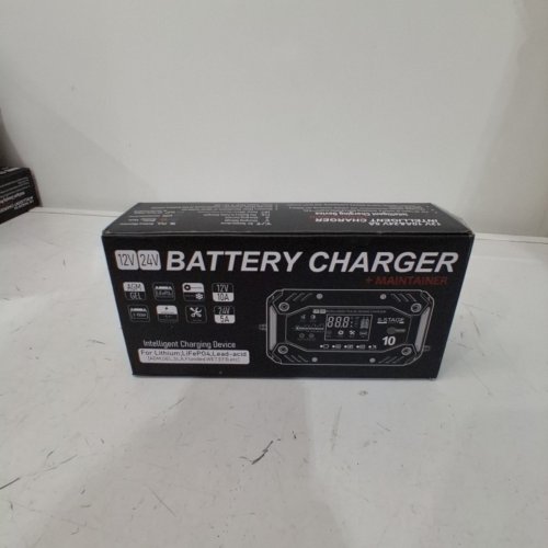 YONHAN BATTERY CHARGER AND MAINTAINER - 12V 10A / 24V 5A - RED/BLACK (MODEL: H-10CD) image 3