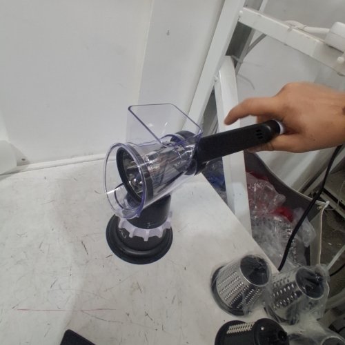 MIU ROTARY FOOD GRATER WITH ATTACHMENTS - BLACK/SILVER (MODEL : 1796155) image 2