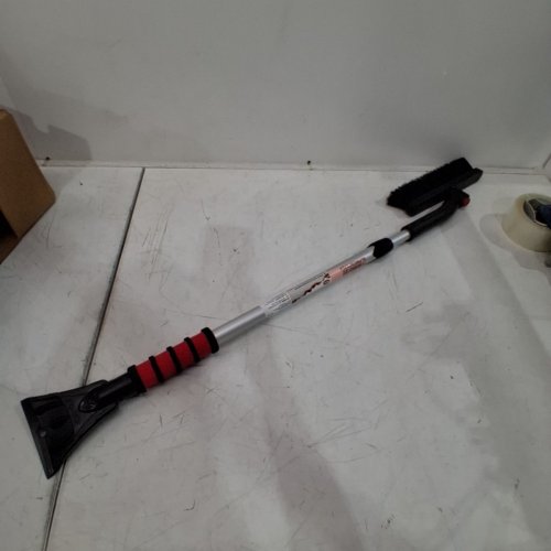 MALLORY EXTENDING SNOW BROOM WITH SWIVEL HEAD - 52" - RED image 2